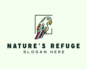 Parrot Zoo Wildlife logo