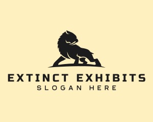 Animal Extinct Sabertooth logo