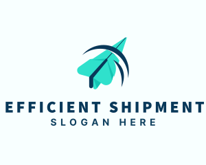 Plane Messenger Delivery logo design