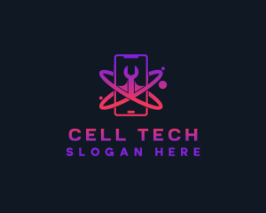 Cyber Tech Phone logo design