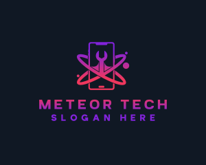 Cyber Tech Phone logo design