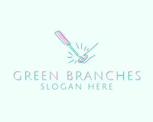 Nail Salon Wellness Spa  logo design