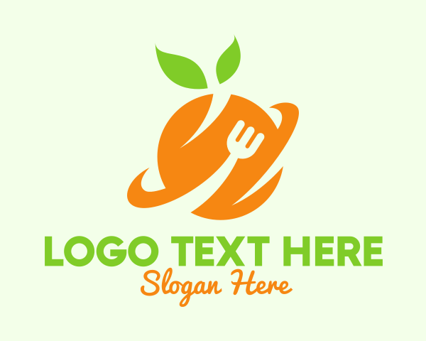 Organic Fruit logo example 4