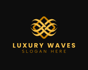 Luxury Wave Pattern logo design