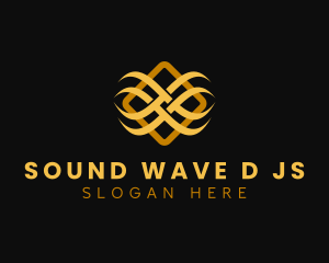 Luxury Wave Pattern logo design