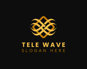 Luxury Wave Pattern logo design