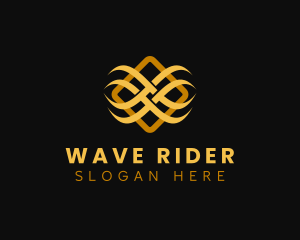 Luxury Wave Pattern logo design