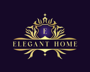 Luxury Royalty Crest Decorative logo design