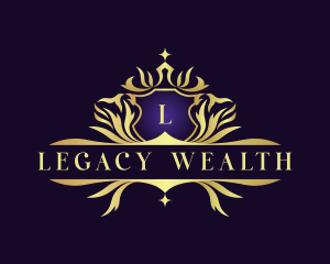 Luxury Royalty Crest Decorative logo design