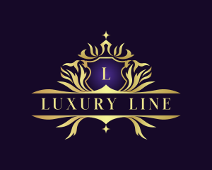 Luxury Royalty Crest Decorative logo design