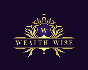 Luxury Royalty Crest Decorative logo design