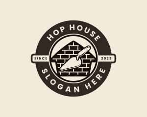 Brick House Construction logo design