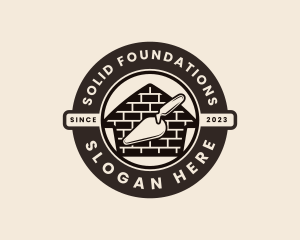 Brick House Construction logo design