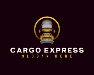 Freight Truck Logistics logo design