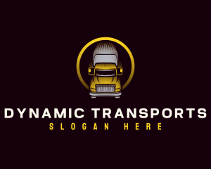 Freight Truck Logistics logo design