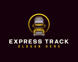 Freight Truck Logistics logo design