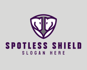 Medieval Horse Shield logo design