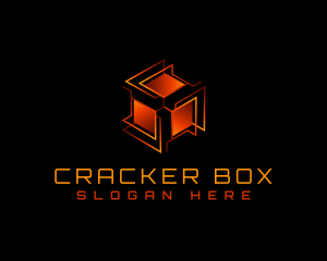 Tech Box Cube logo design