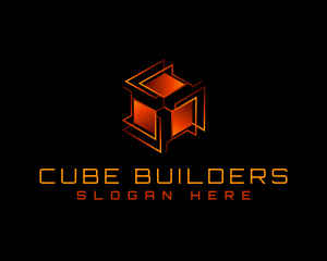 Tech Box Cube logo design