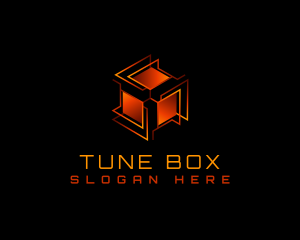 Tech Box Cube logo design