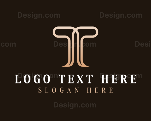 Professional Company Letter T Logo