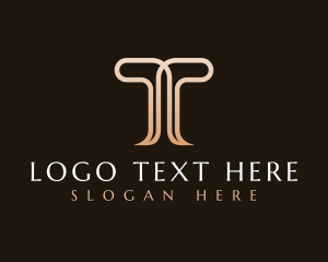 Professional Company Letter T logo