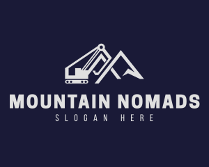 Mountain Heavy Machinery logo design