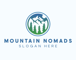 Ice Mountain Valley logo design