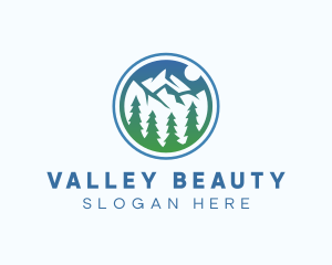 Ice Mountain Valley logo design