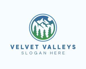 Ice Mountain Valley logo design