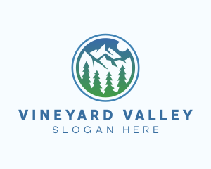 Ice Mountain Valley logo design