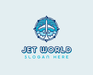 Compass Jet Plane logo
