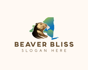 New York Beaver Animal logo design