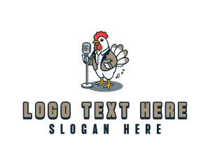 Chicken Singer Performer logo