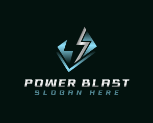 Lightning Power Electricity logo design