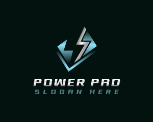 Lightning Power Electricity logo design