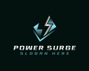 Lightning Power Electricity logo design