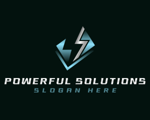 Lightning Power Electricity logo design