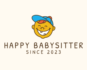 Happy Boy Kid logo design