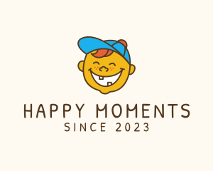 Happy Boy Kid logo design