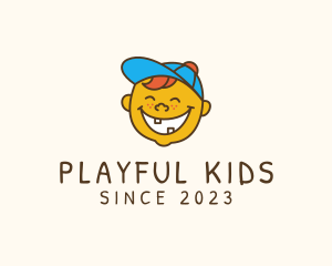 Happy Boy Kid logo design