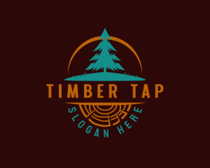 Tree Lumber Woodwork logo design