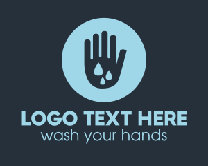 Hand - Water Clean Hand logo design
