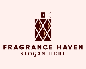 Cologne Scent Bottle  logo