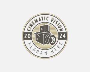 Vintage Video Camera logo design