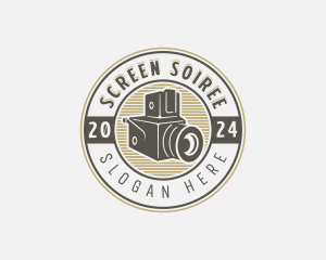 Vintage Video Camera logo design