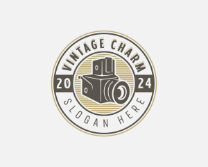 Vintage Video Camera logo design