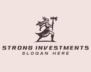 Strong Barbarian Woman logo