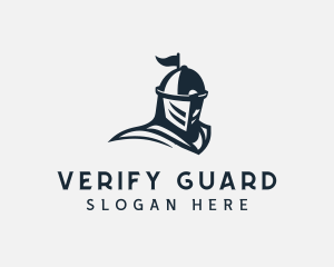 Knight Armor Helmet logo design