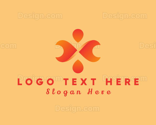 Modern Gradient Wave Logo